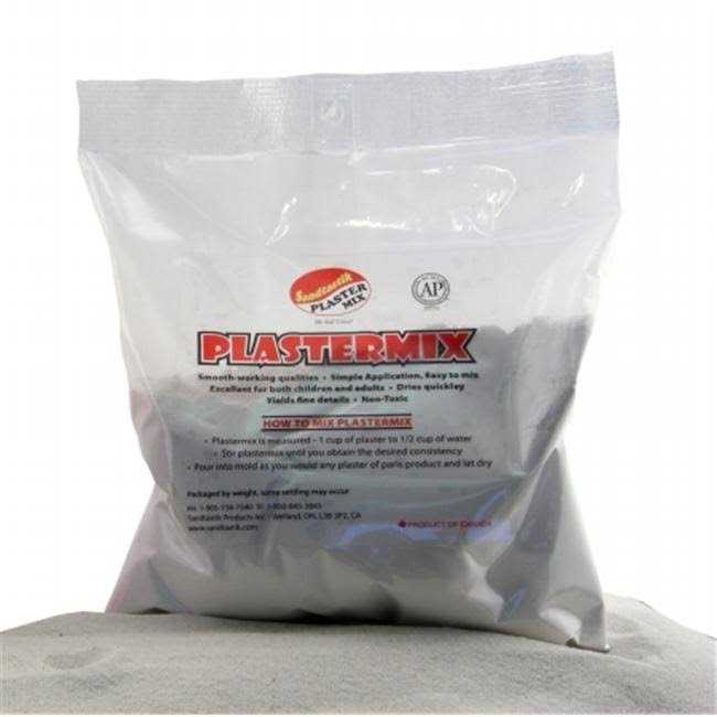 Sandtastik Plastermix Plaster Paris Casting Compound 1 kg Arctic White L45332