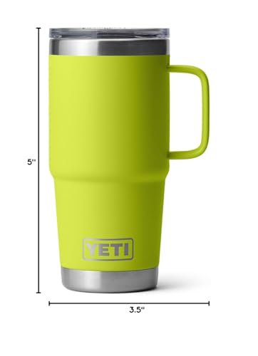 YETI Rambler 20 oz Stainless Steel Travel Mug with Stronghold Lid L9345