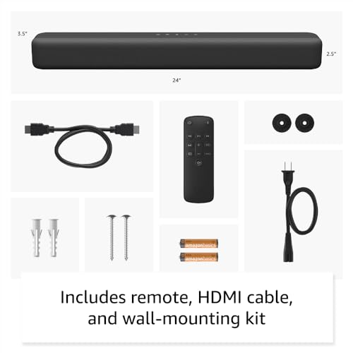 Amazon Fire TV Soundbar, 2.0 speaker with DTS Virtual:X and Dolby Audio B59799