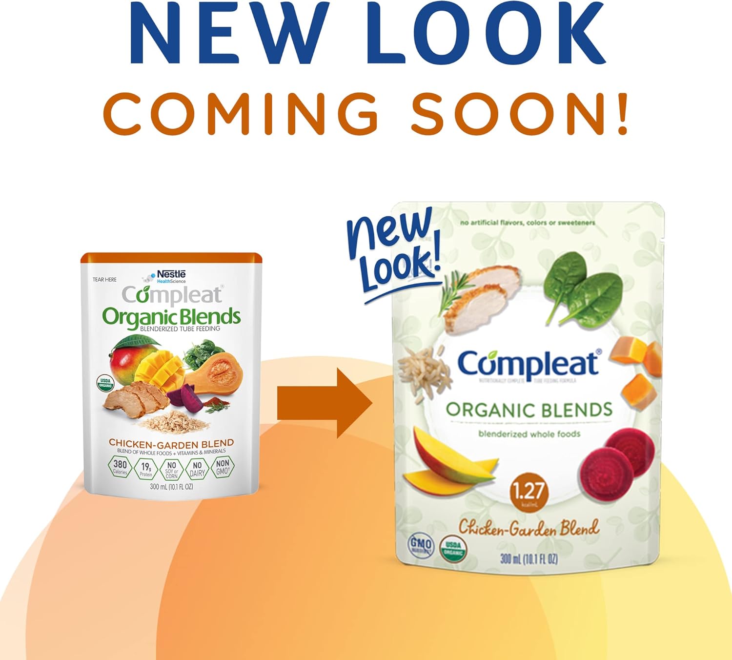 Compleat Organic Blends Chicken-Garden, 10.1 fl oz, 24 Count O123
