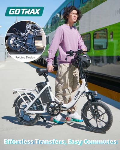 Gotrax 16" Folding Electric Bike, 28-Mile Range, 500W Peak, Removable Battery Y5716