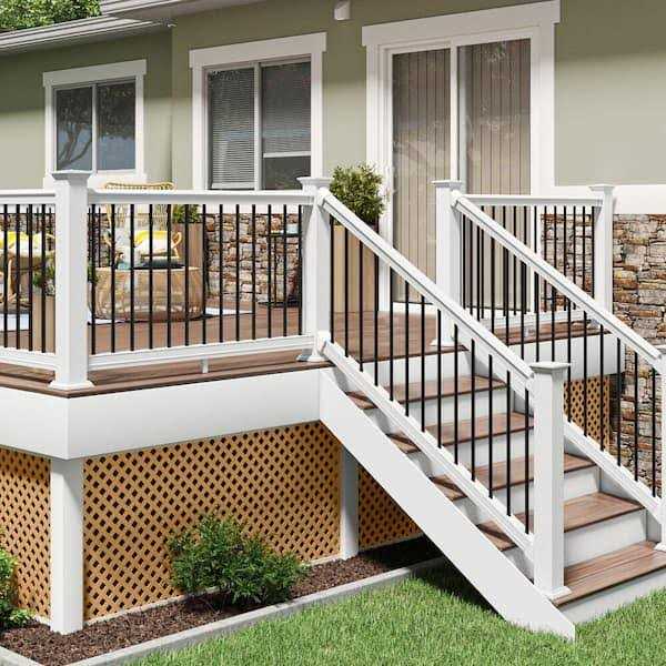 Barrette Outdoor Living 4 ft x 8 ft Privacy Diamond Vinyl Lattice Q18838