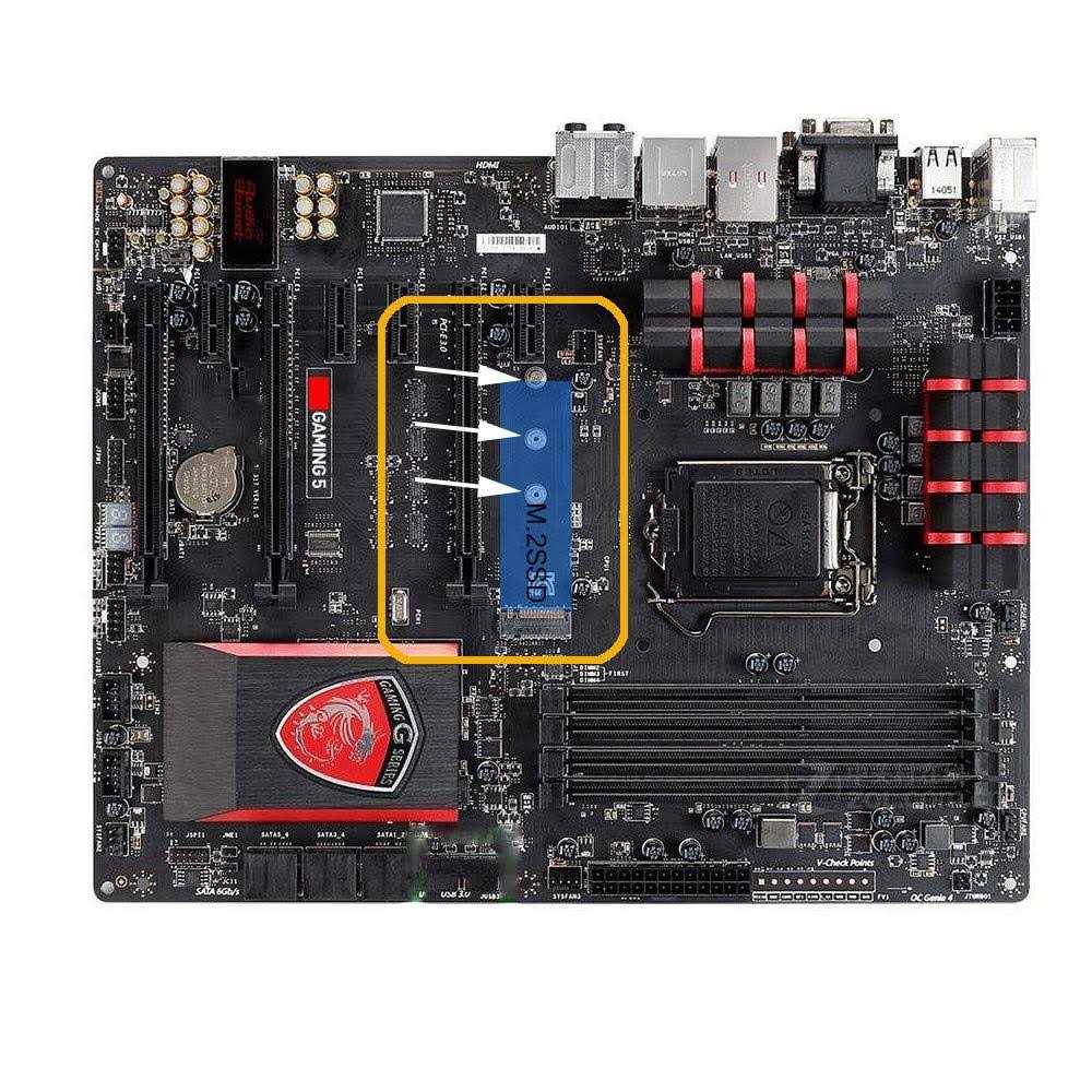 SGTKJSJS M.2 2280 SSD Screws Kit for PCIe NVMe T188261