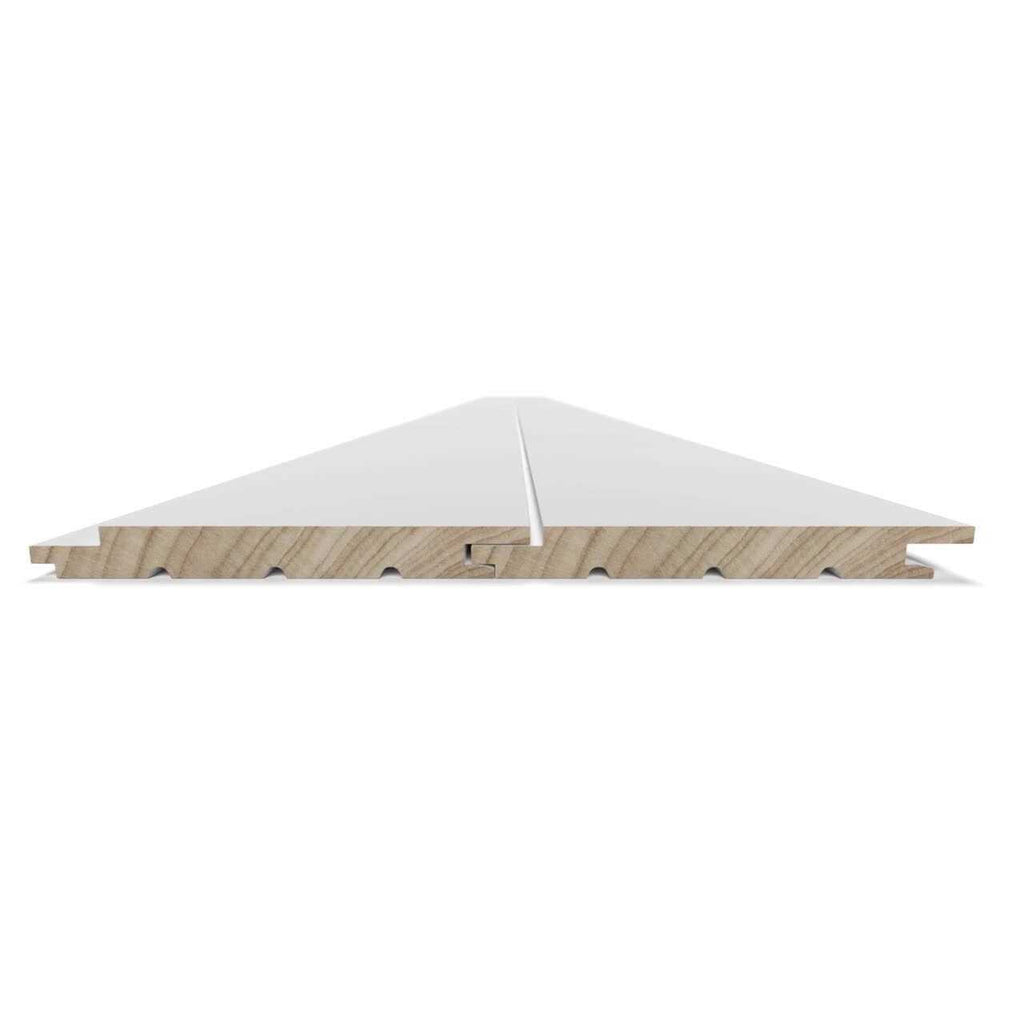 UFP-Edge 1 in. x 8 in. x 8 ft. Primed White Pine Nickel Gap Shiplap Board B474