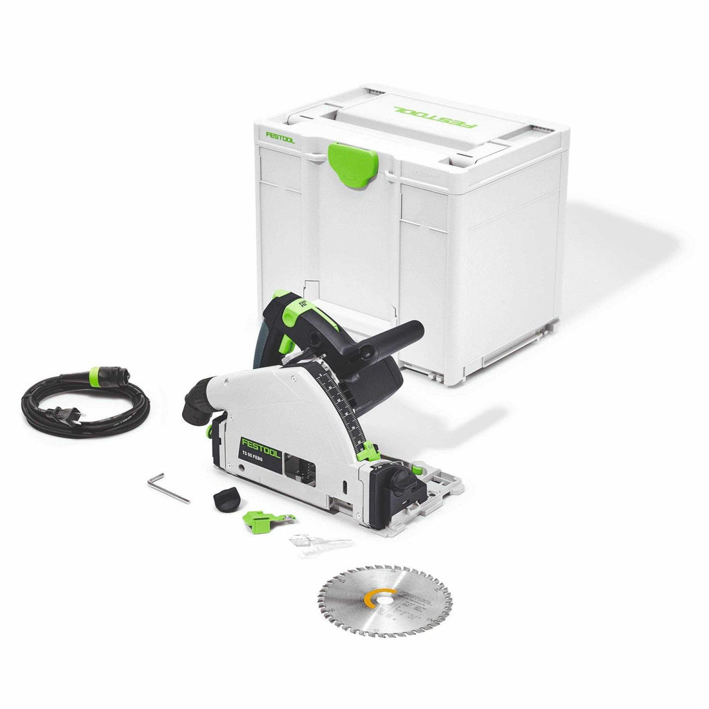 576708 Festool TS 55 FEQ-F-Plus Plunge Cut Track Saw - Shop Hardware Tools Online Store
