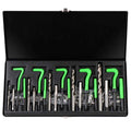 SWANLAKE 166pcs Thread Repair Tool Kit,Hss Drill Helicoil Repair Kit Metric M5 M6 M8 M10 M12 - Shop Hardware Tools Online Store