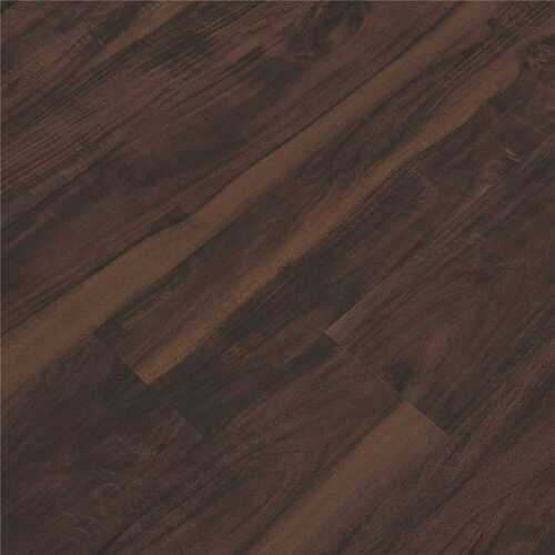 A&amp;A Surfaces Woodlett Aged Walnut 6 in. x 48 in. Glue Down Luxury Vinyl Plank Flooring L541346