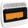 30,000 BTU Natural Gas / Propane Wall Heater for Indoor Use - Dual Fuel, Vent-Free