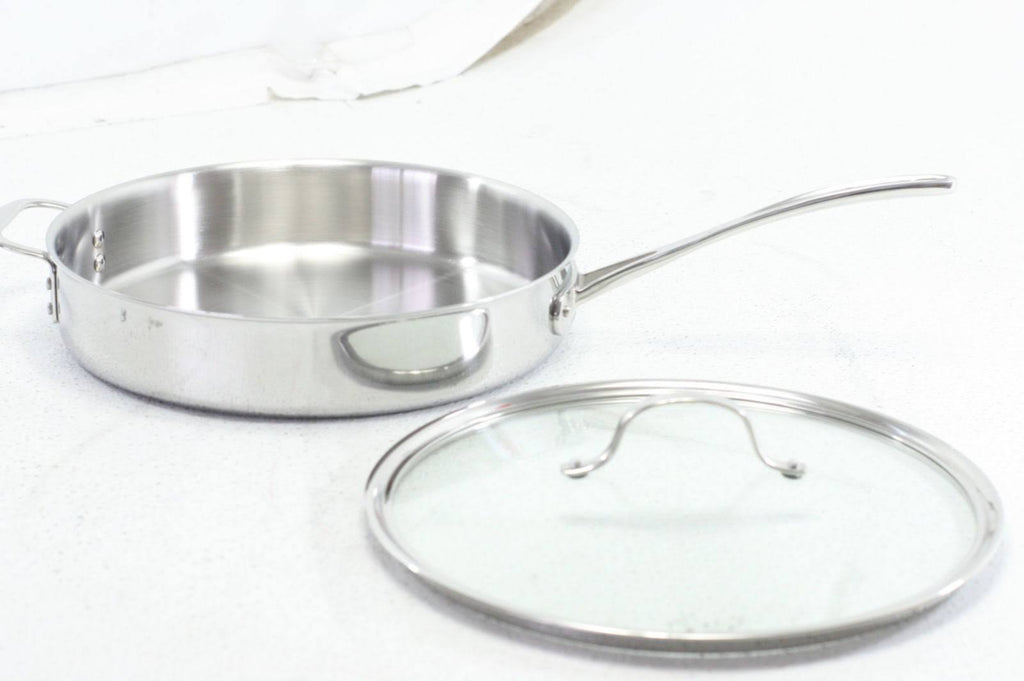 Calphalon Tri-Ply Stainless Steel 5-Quart Saute Pan with Cover A62845