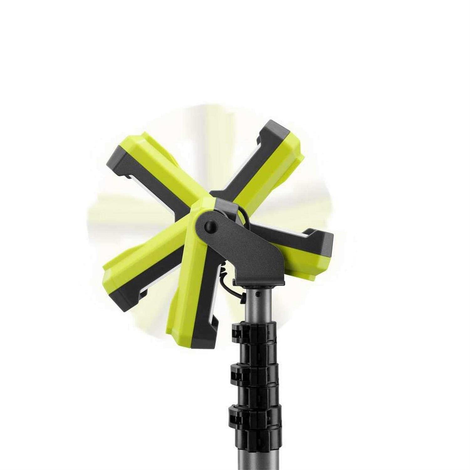 RYOBI ONE+ 18V Cordless Hybrid LED Tripod Stand Light P782 K43772