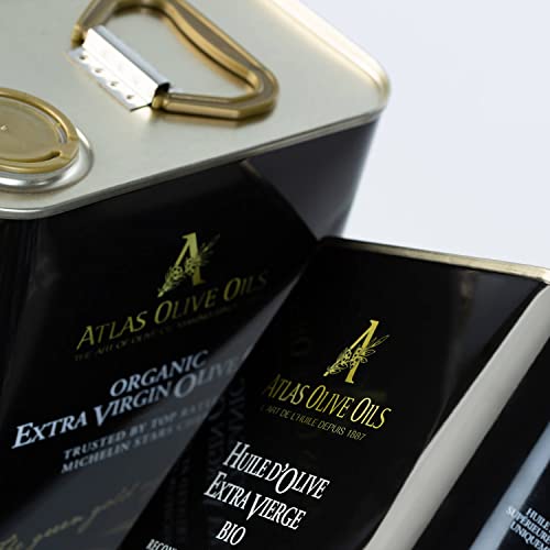 Atlas 3 LT Organic Cold Press Extra Virgin Olive Oil from Morocco O4632