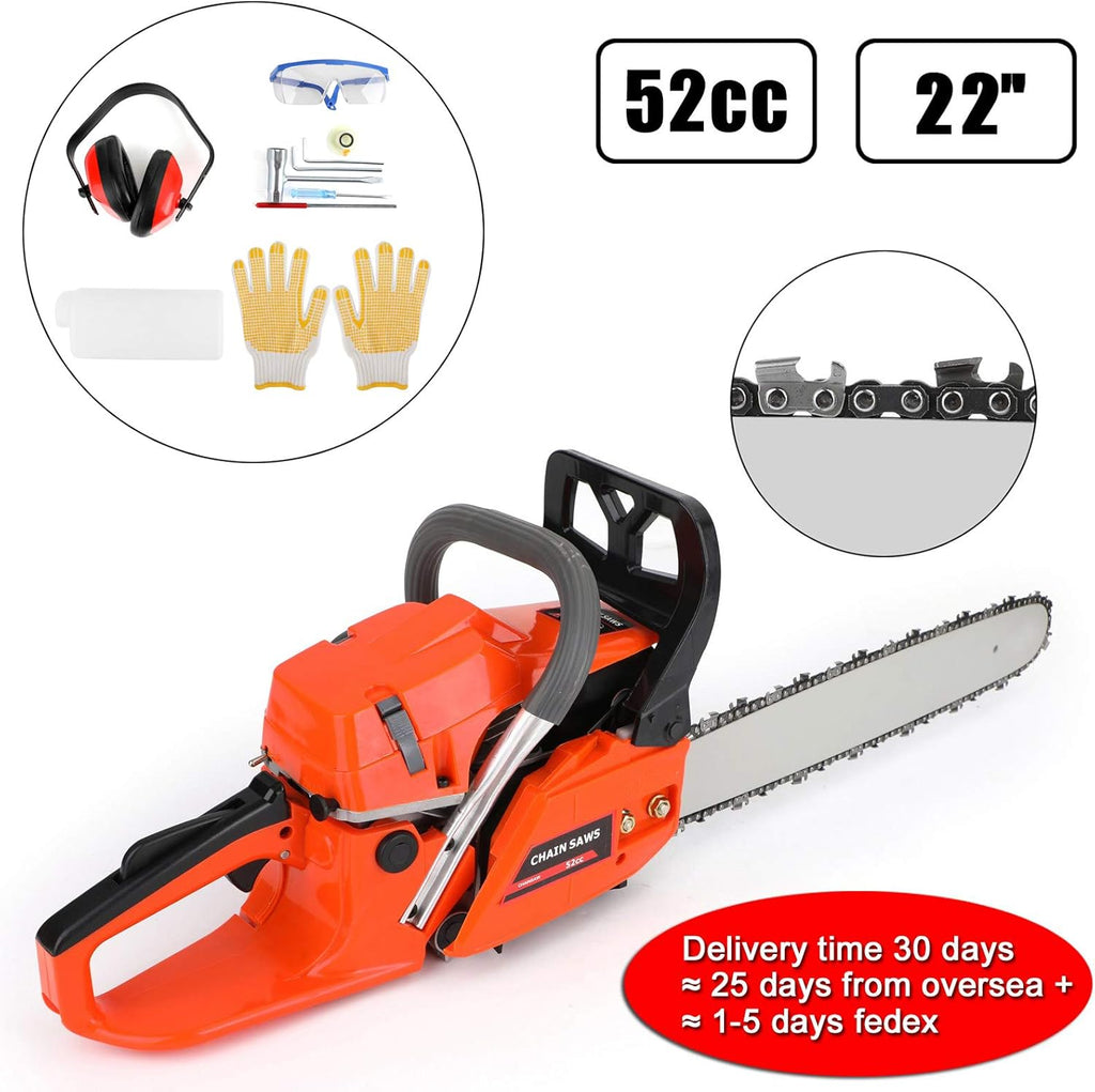 Topteng Gasoline Chainsaw 22 Inch 52cc N592511