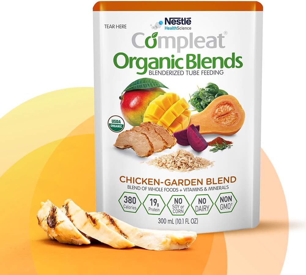 Compleat Organic Blends Chicken-Garden, 10.1 fl oz, 24 Count O123