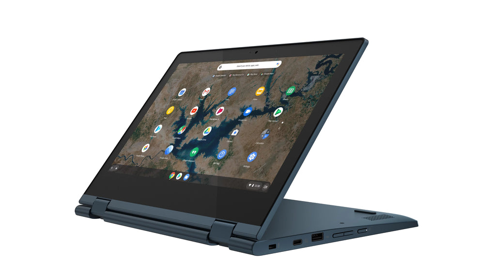 Lenovo Ideapad Flex 3 Chromebook - 11.6" Touchscreen 2-in-1 - Intel Celeron N4020 - 4GB - 32GB eMMC - Abyss Blue - Chrome OS - 82BB0009US
