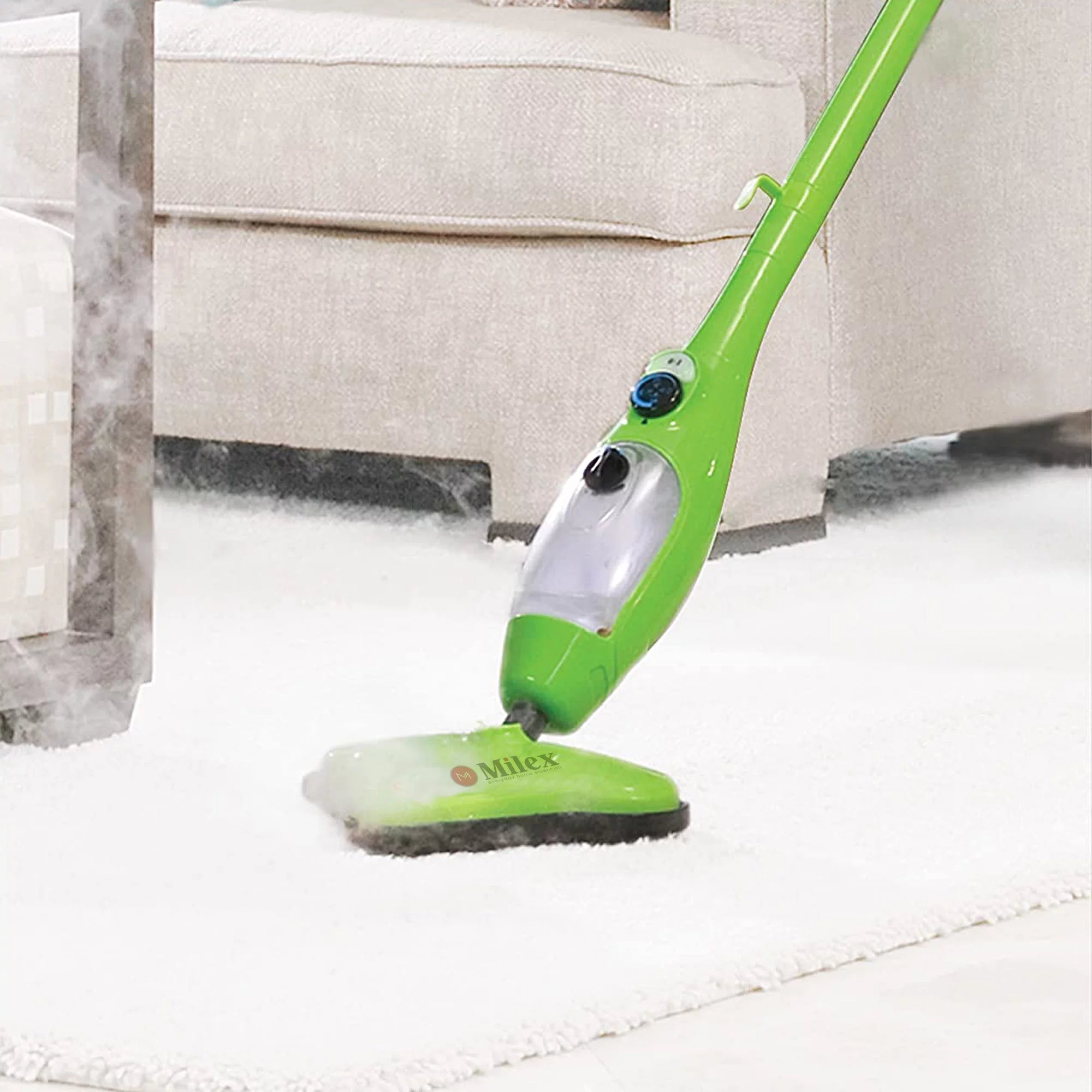 Floor Steamer with Detachable Handheld Steam Cleaner for Tile and Hardwood Floors C62529