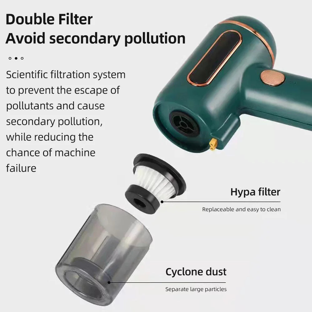 moobody Mite Removal Instrument Wireless Handheld Vacuum Cleaner with UV Lamp J985