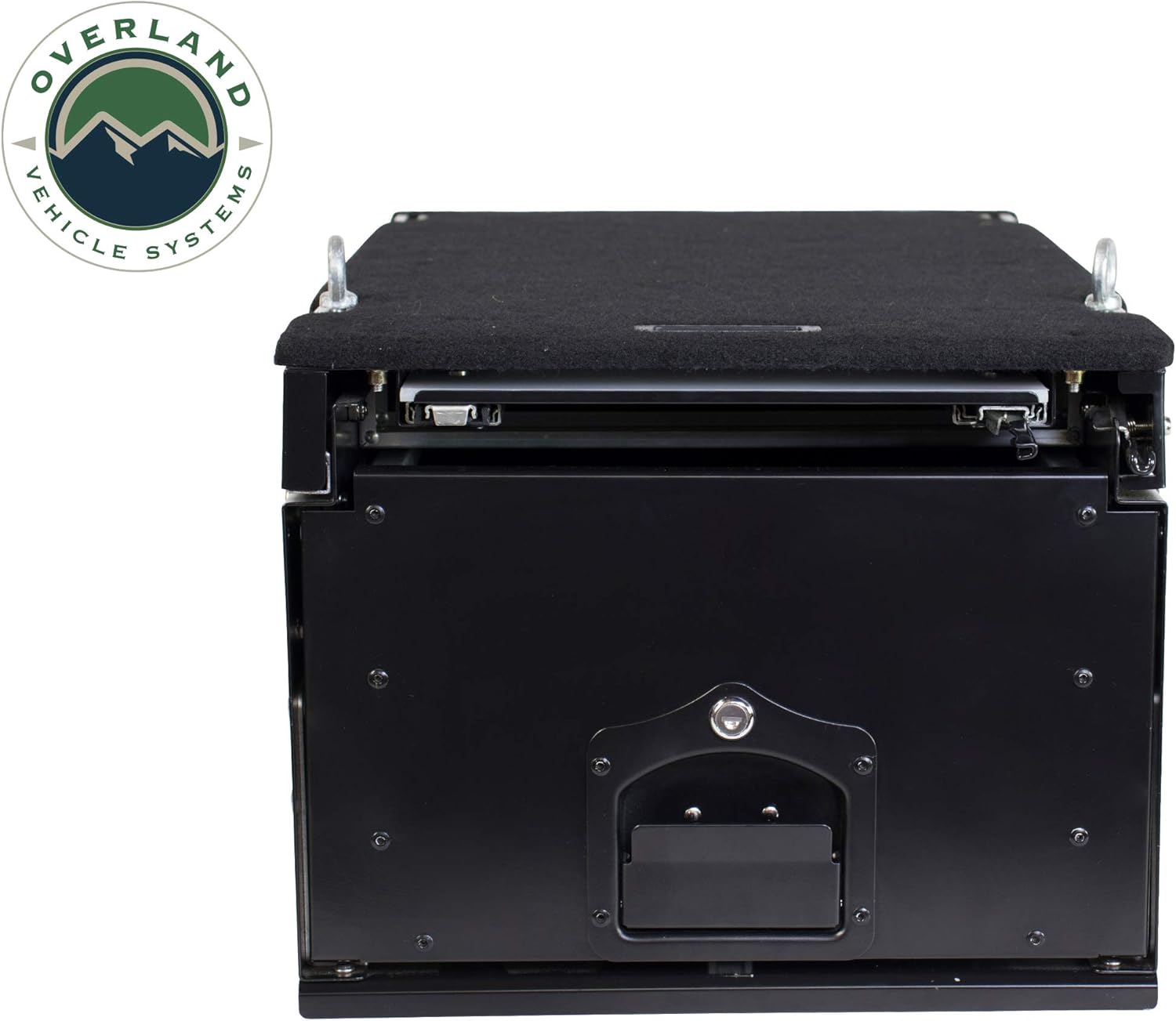 Overland Vehicle Systems Cargo Box with Slide Out Drawer, Black C63567
