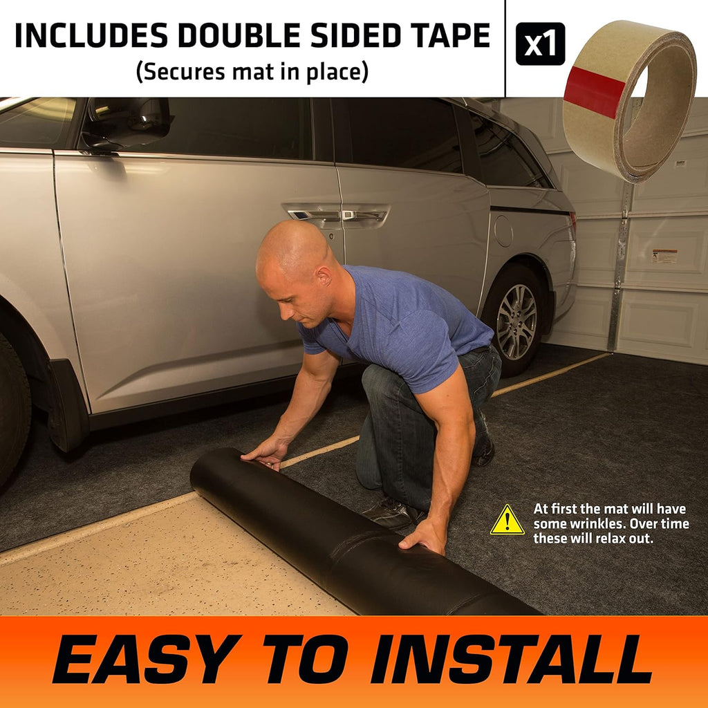 Armor All Original XL Garage Floor Mat 22' x 8'10" Charcoal J35003