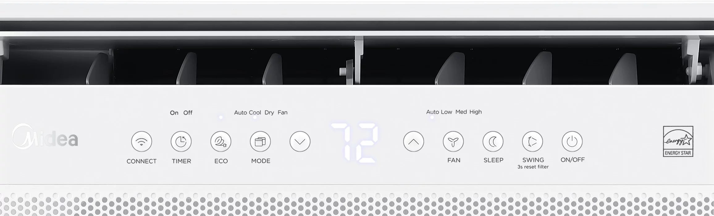 Midea 10,000 BTU Smart Inverter U-Shaped Window Air Conditioner, Refurbished M530