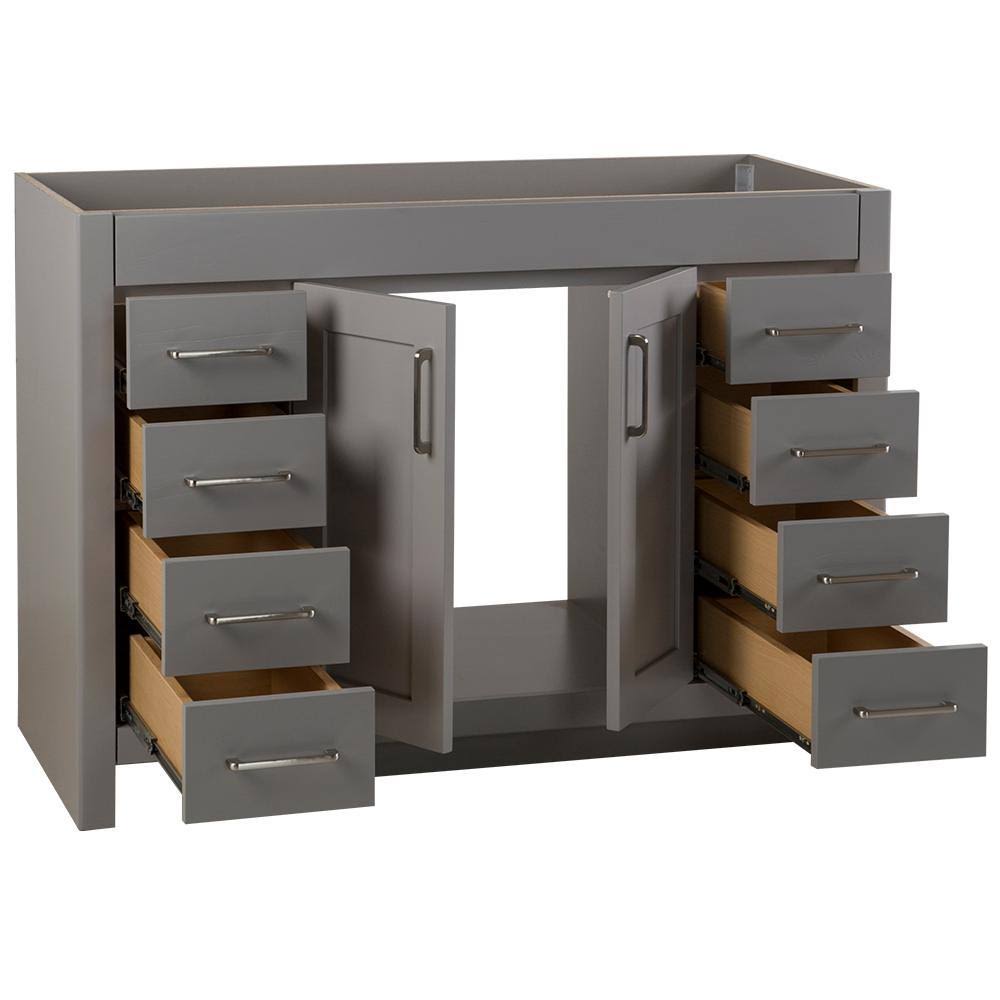 Westcourt 48 in. Bath Vanity Cabinet in Sterling Gray Z840712