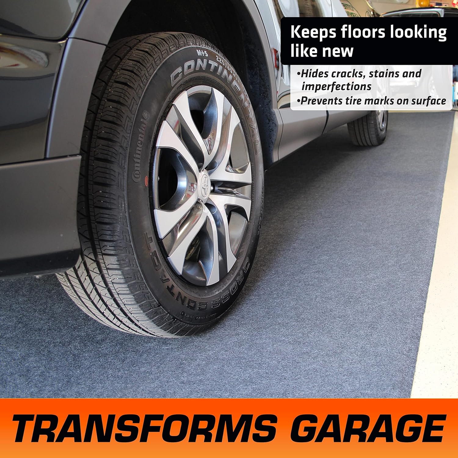 Armor All Original XL Garage Floor Mat 22' x 8'10" Charcoal J35003
