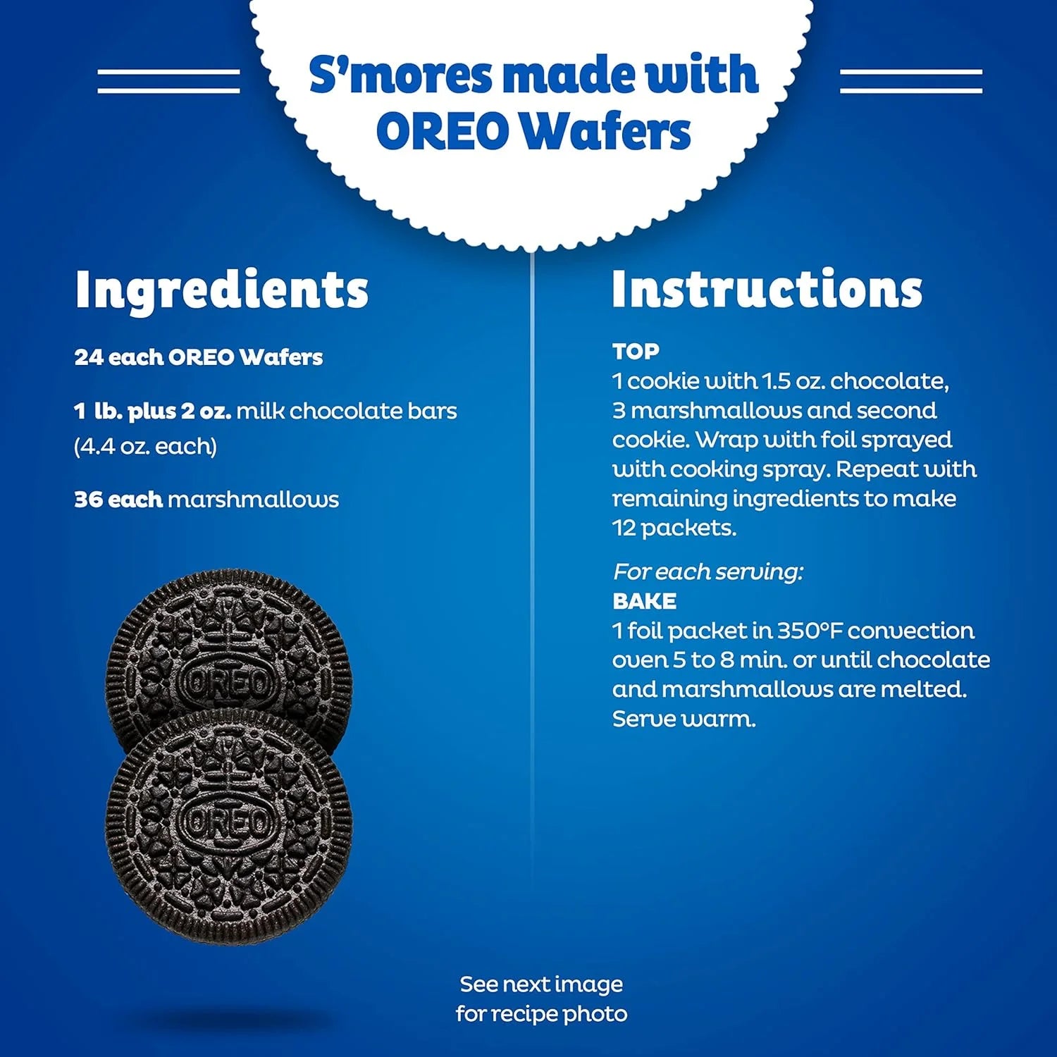 Oreo Wafers 3" Wide Cookies 2 Lb X568