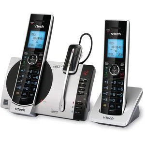 VTech DS6771-3 2 Handset Connect to Cell with Answering System W332842