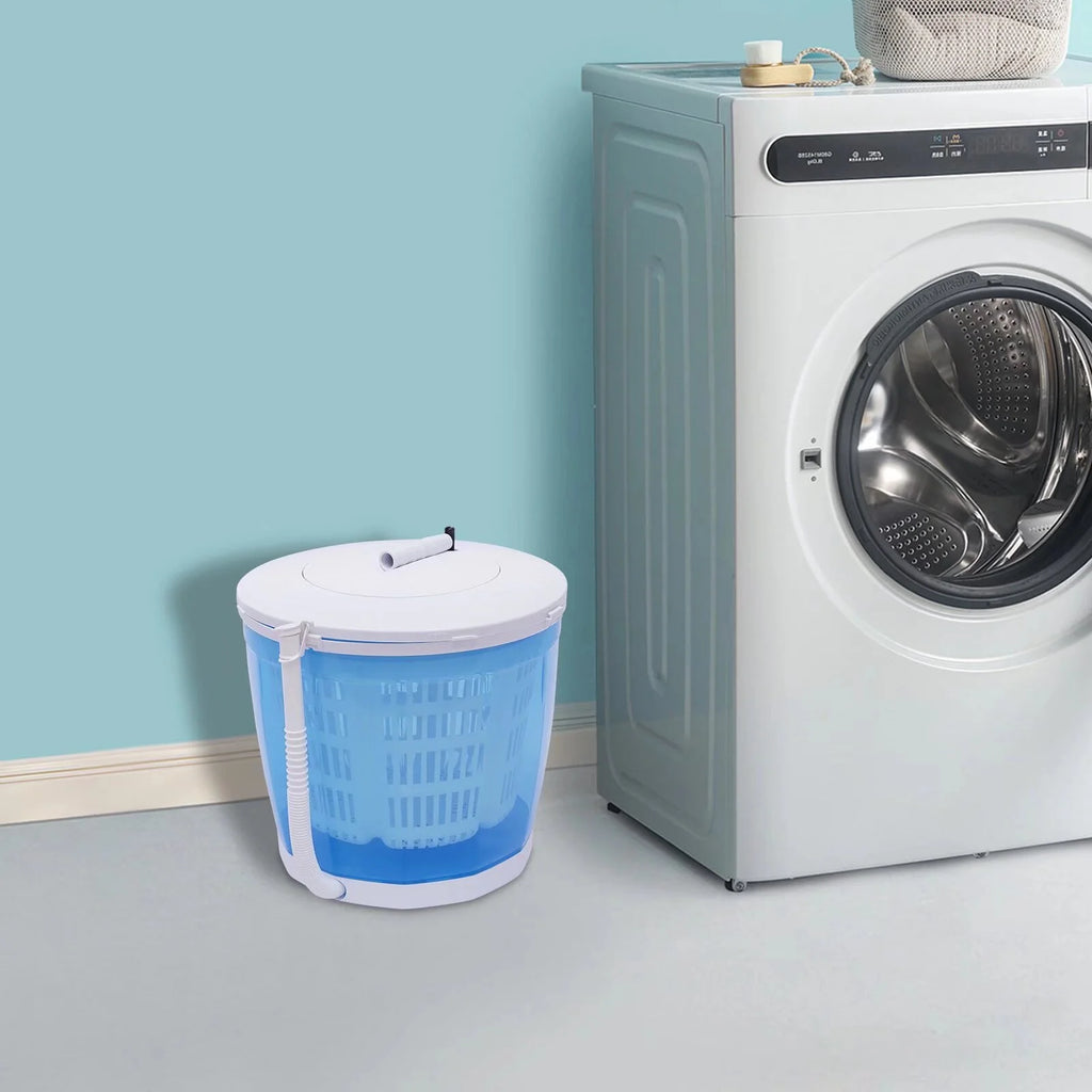 OUKANING Portable Mini Travel Clothes Dryer Hand-operated Spin Dryer B82918