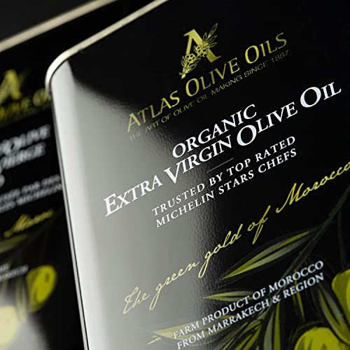 Atlas 3 LT Organic Cold Press Extra Virgin Olive Oil from Morocco O4632