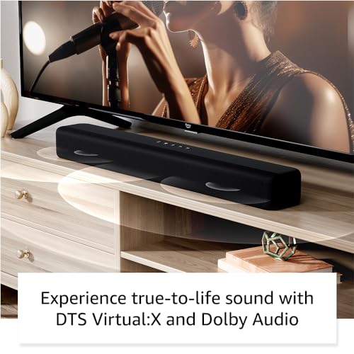 Amazon Fire TV Soundbar, 2.0 speaker with DTS Virtual:X and Dolby Audio B59799