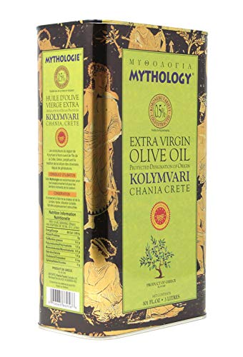 Mythology Greek Extra Virgin Olive Oil, Cold Pressed PDO Kolymvari Crete, 3L B1961
