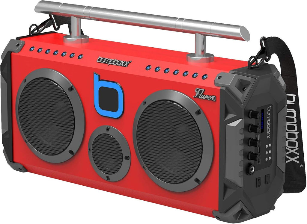 Bumpboxx Flare6 Bluetooth Boombox Black Graffiti F757