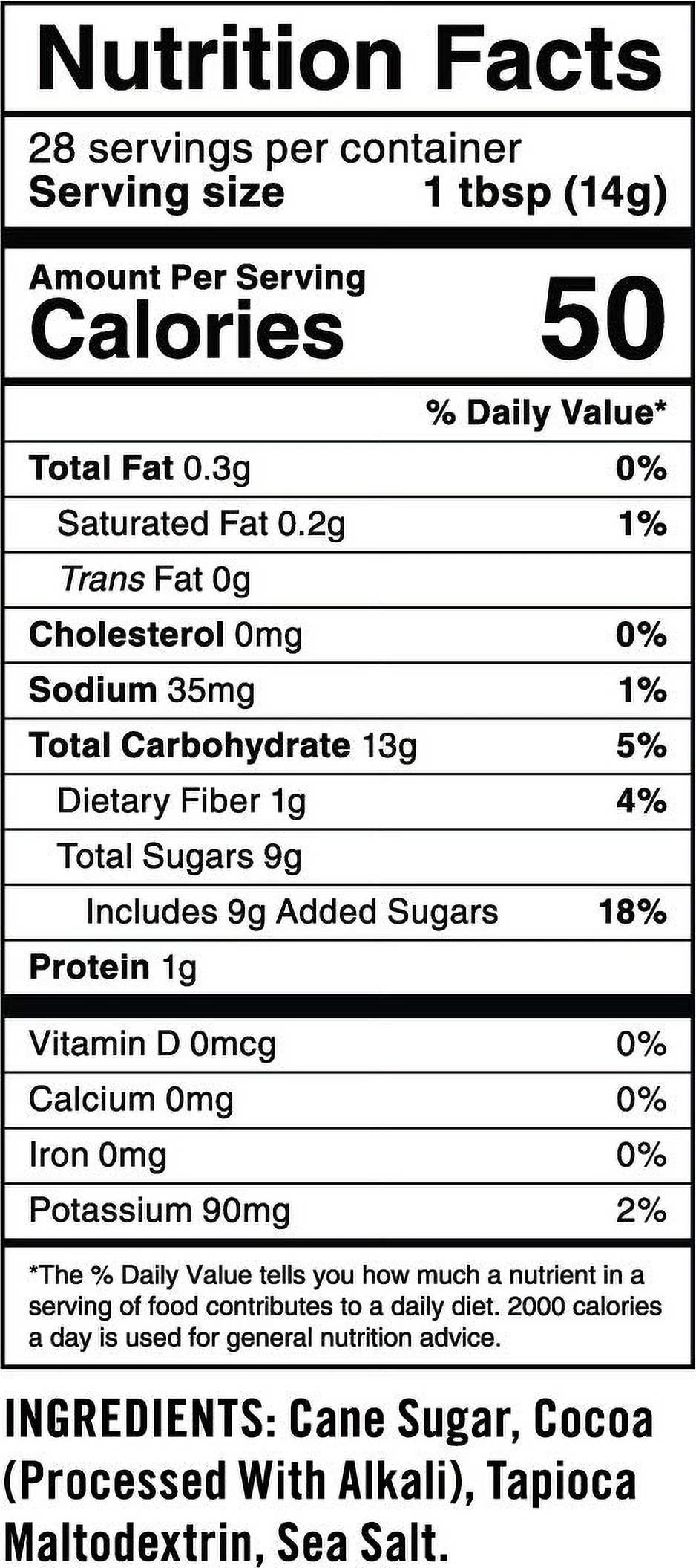 Chocolate Drink Mix Powder for Kids, Dairy-Free, Vegan, 14 oz (Pack of 2) Q6439