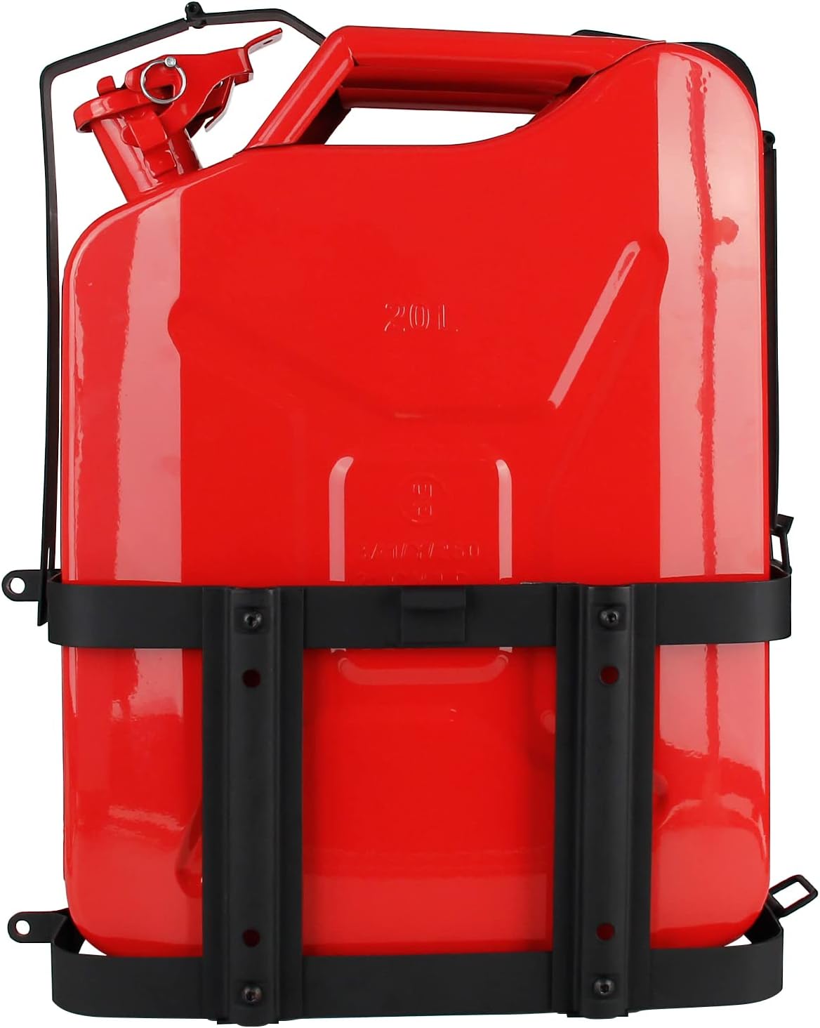 EONLION Gas Can Holder for 5 Gallon Jerry Can, Black, Pack of 2 S689