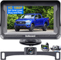 Backup Camera HD 1080P Rear View Monitor Kit Night Vision Waterproof Reverse Camera for Car Truck Pickup Minivan DIY Grid Lines DoHonest S01 Pack of 2