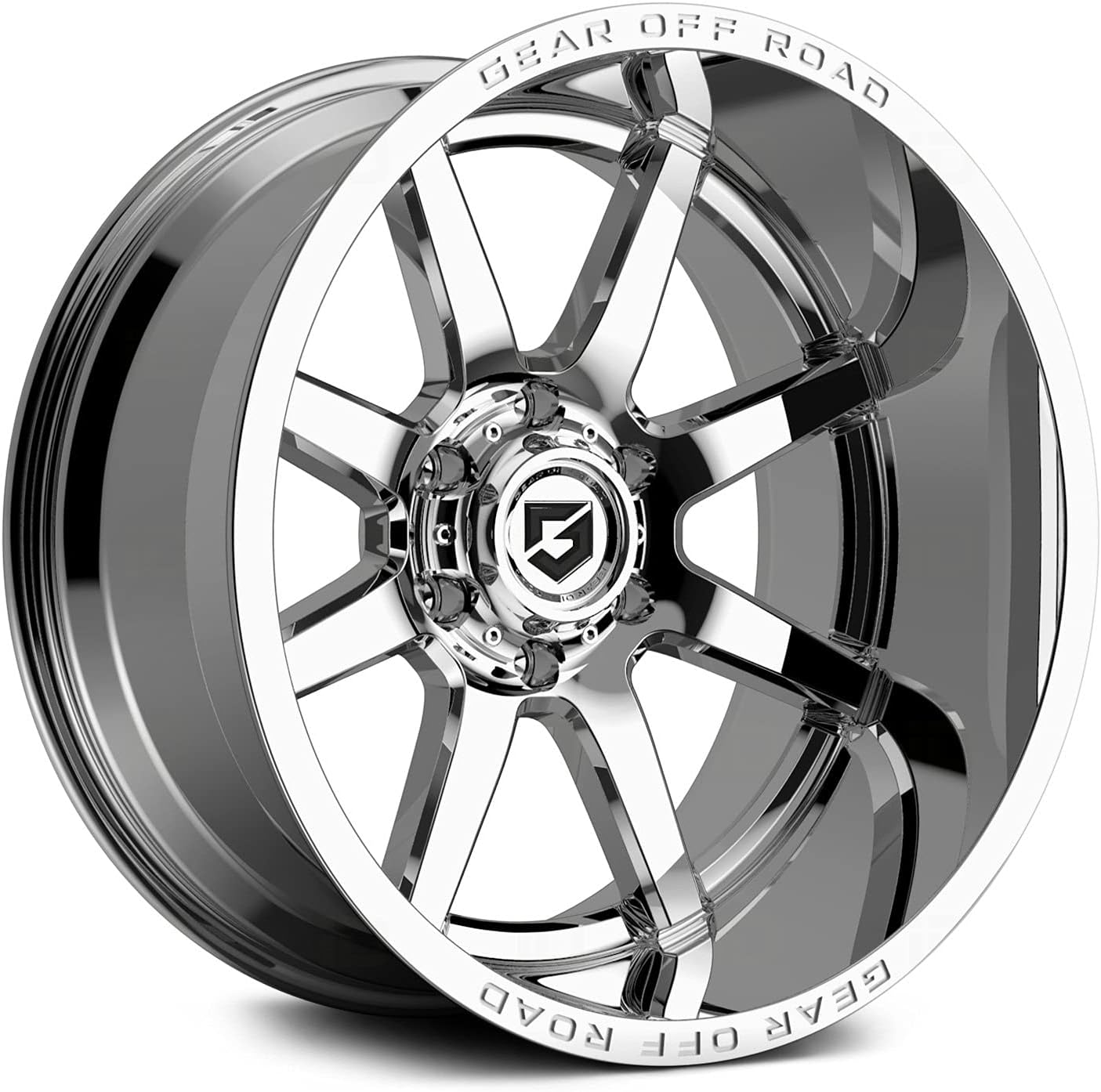 Gear Off Road 762C Pivot 18x9 5x5.5" +18mm Chrome Wheel Rim 18" Inch