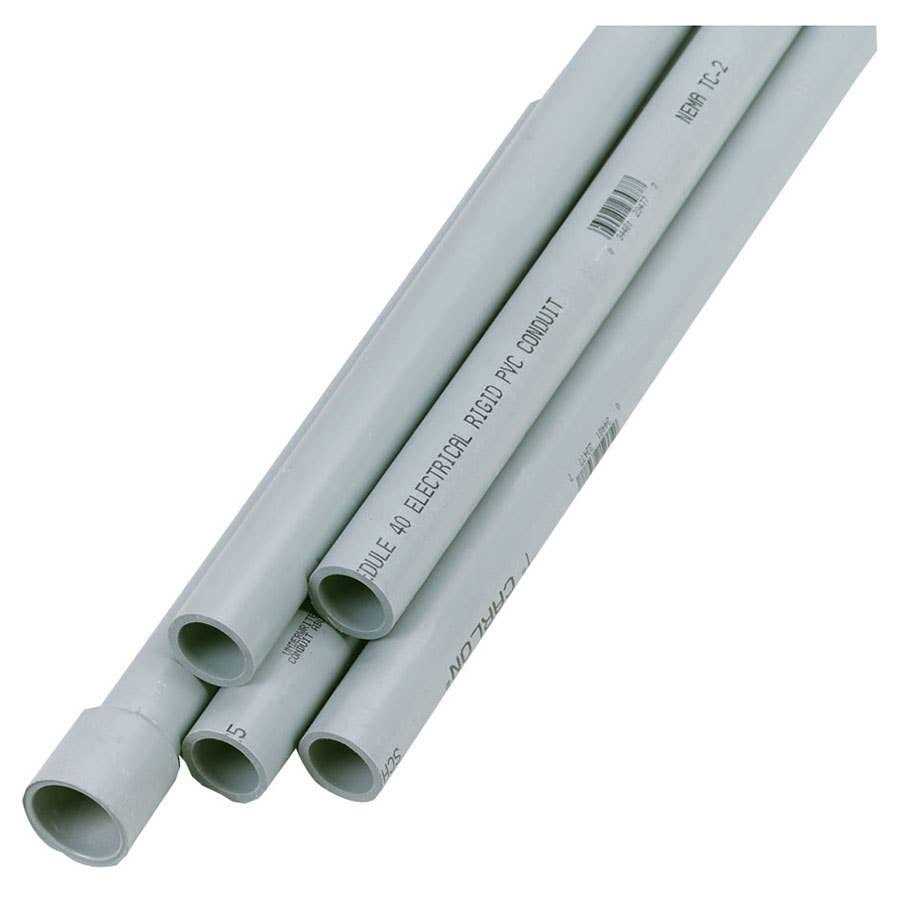 Cantex 1 in x 10 ft PVC Schedule 40 Conduit A52BA12 U662
