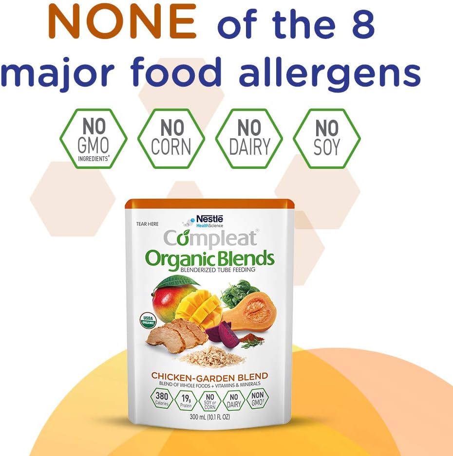 Compleat Organic Blends Chicken-Garden, 10.1 fl oz, 24 Count O123
