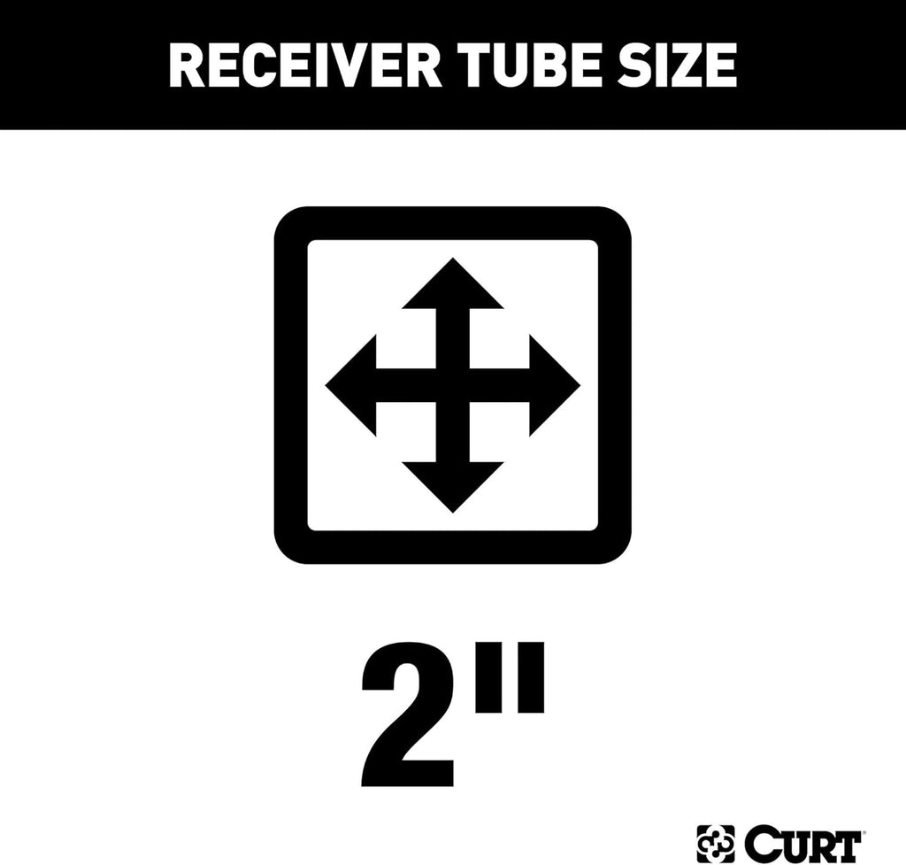 CURT 13065 Class 3 Trailer Hitch, 2-Inch Receiver, for Jeep Grand Cherokee WK2 I75756