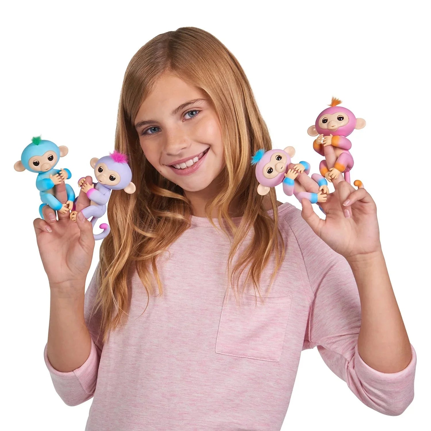 Fingerlings 2Tone Monkey Summer Interactive Pet by WowWee G9444