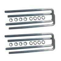 SureBilt 12 1/4in X 2 3/4in Square U-Bolt Kit at AutoZone - Shop Hardware Tools Online Store