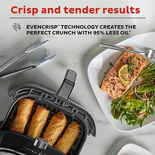 Vortex Plus 6QT XL Air Fryer, 6-in-1, Dishwasher-Safe, Black U1056