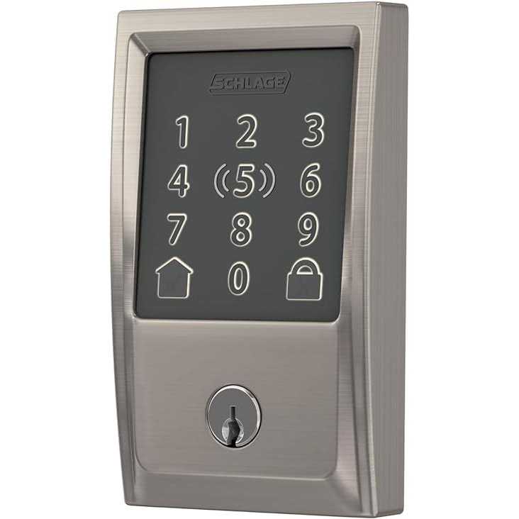 Schlage Encode Plus Century Touchscreen Electronic Deadbolt with WiFi E637576