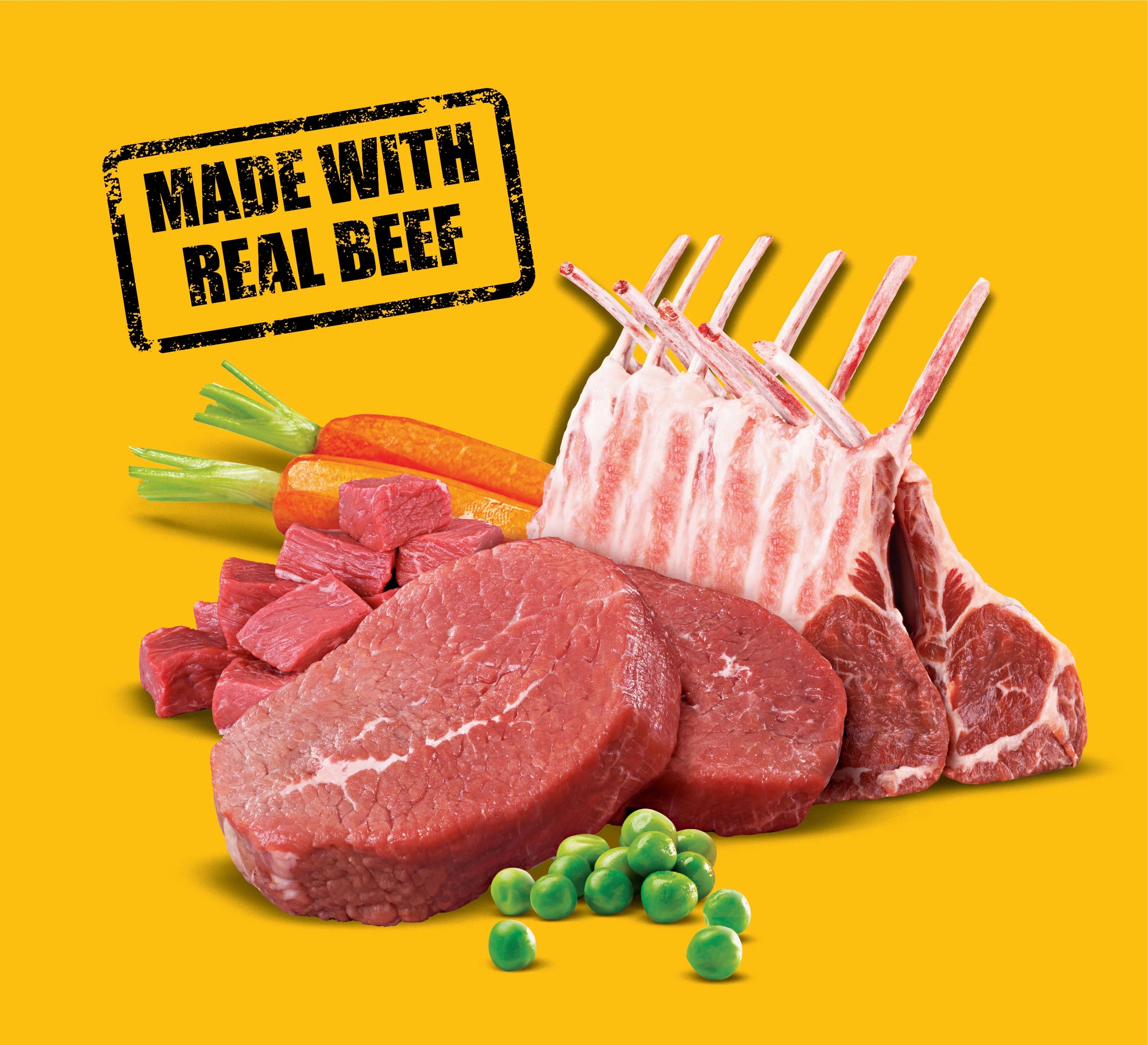 Pedigree High Protein Adult Dry Dog Food Beef and Lamb Flavor, 16 lb. Bag A937