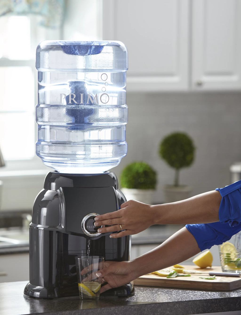 Primo Countertop Water Dispenser Top Loading, Black G375243