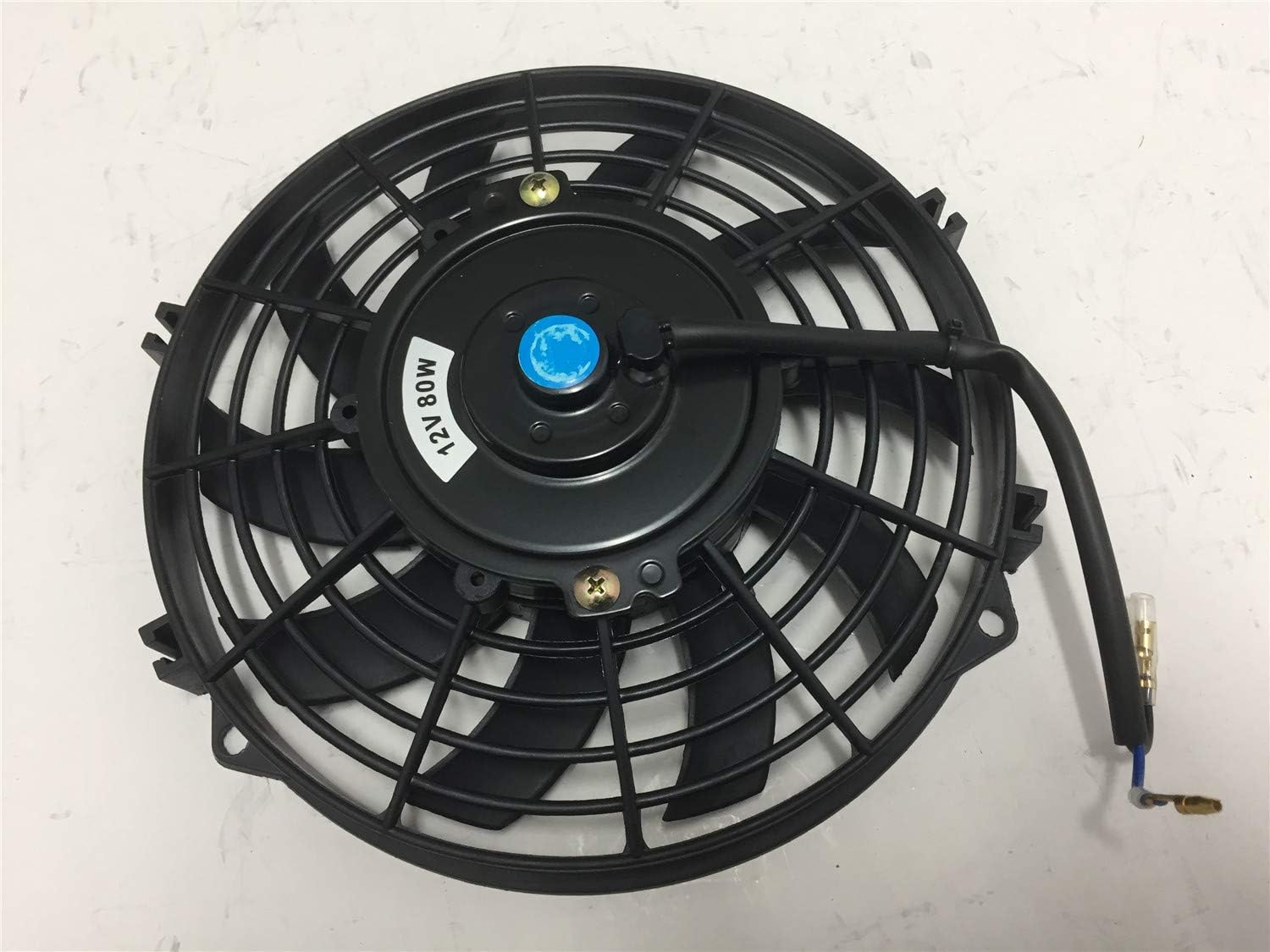 Radiator Cooling Fans 9 Inch Pull Push Slim Electric Fan with Mounting Kit, 2 Pack D7432