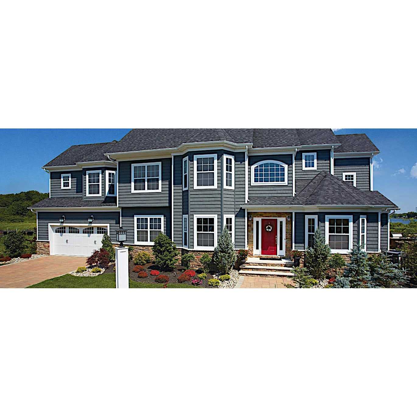 CertainTeed Cedar Impressions Double 7in Staggered Perfection Shingle Siding V4054
