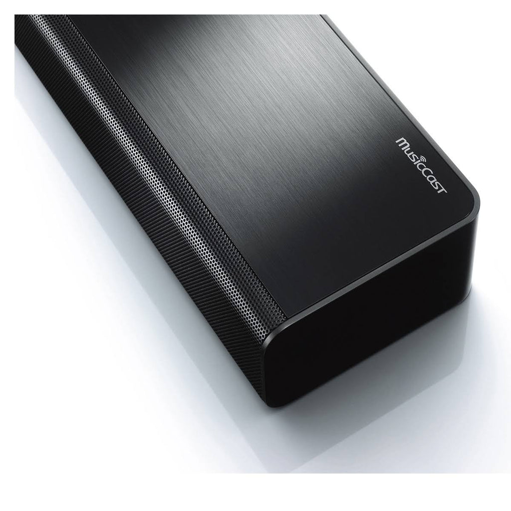 Yamaha MusicCast Bar 400 Sound Bar with Wireless Subwoofer and MusicCast 20 Speakers (Black) A6477