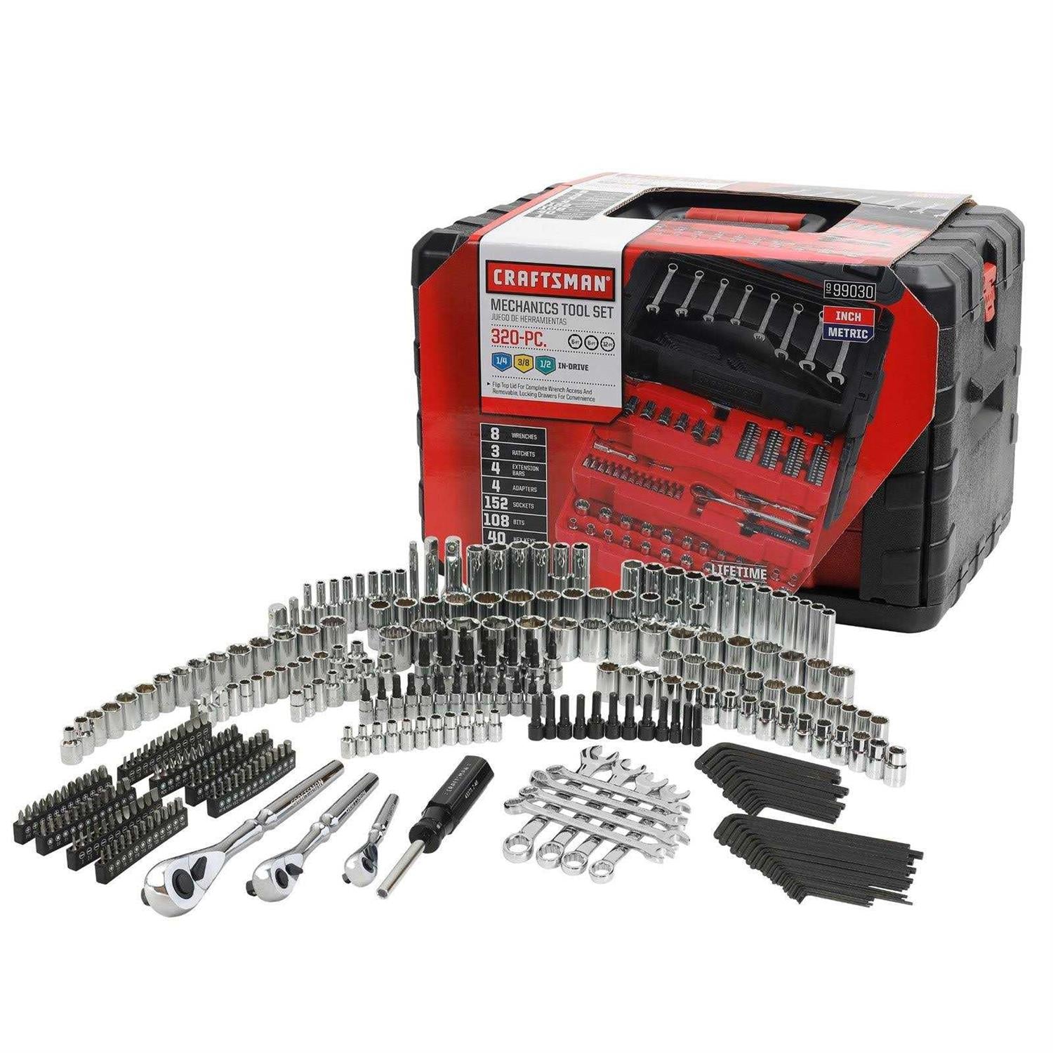 Craftsman 320-Piece Mechanics Tool Set - Shop Hardware Tools Online Store