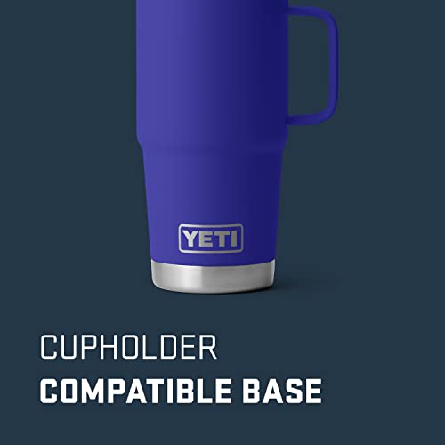 YETI Rambler 20 oz Stainless Steel Travel Mug with Stronghold Lid L9345